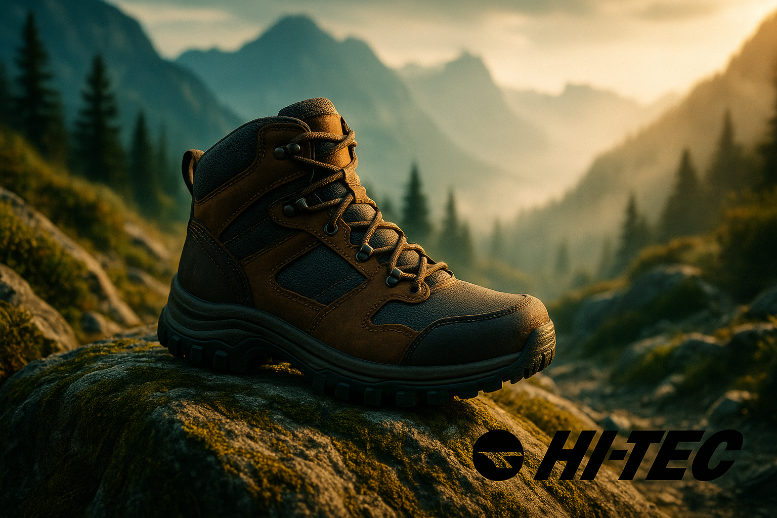 Hi-Tec hiking boots — outdoor campaign by Link AI Agency